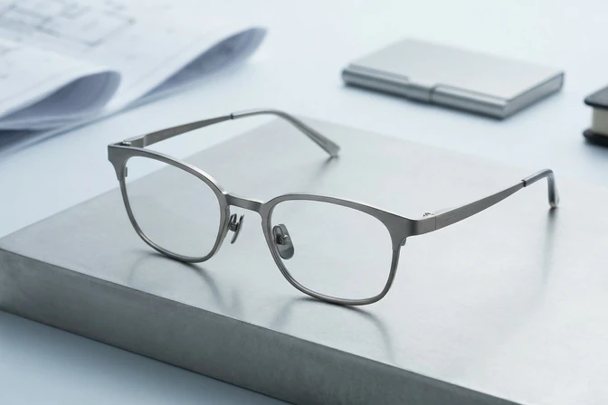 Minimalist Titanium Eyewear Frames